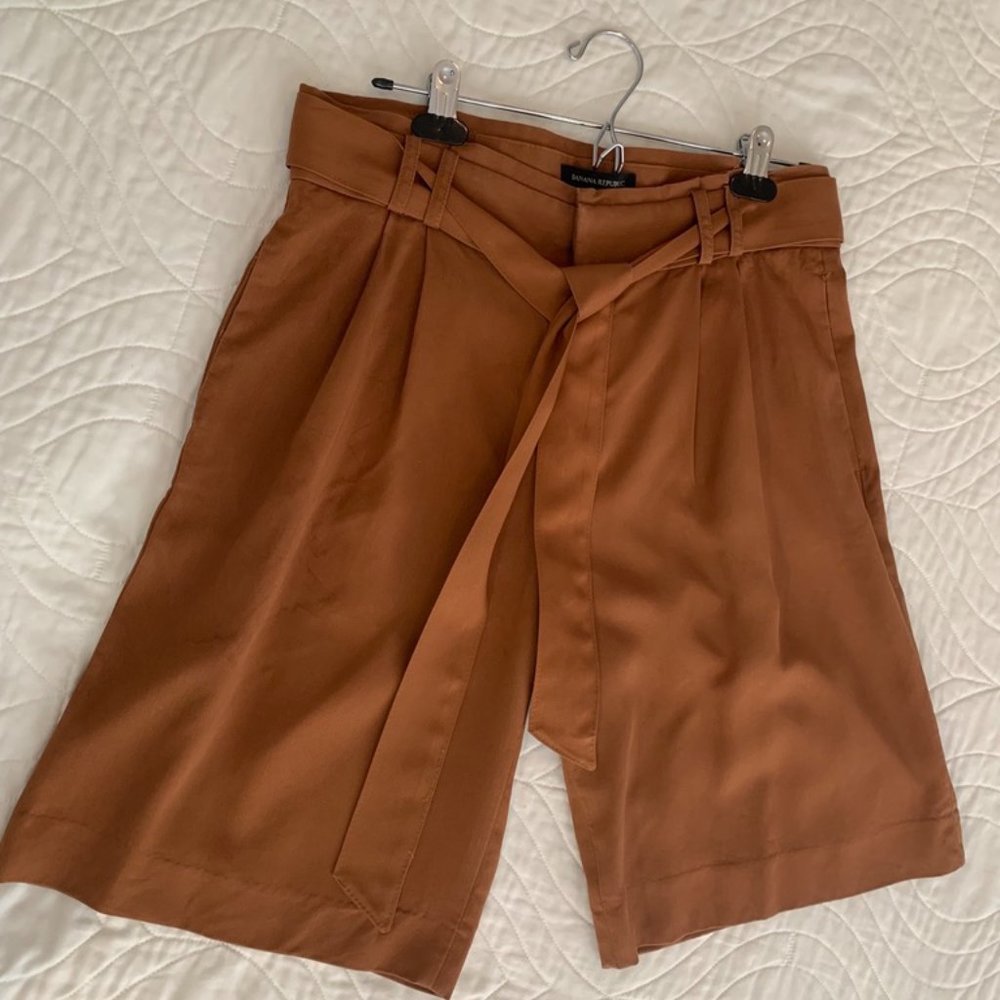 Banana Republic Copper Bermuda Dress Shorts